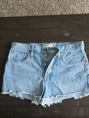 Madewell Light Blue Denim Cutoff Shorts